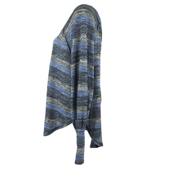 Free People Carolina Hacci Striped Sweater Size M NO SIZE TAG Balloon Sleeve - Picture 8 of 12